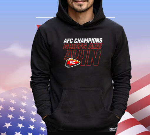 Kansas City Chiefs AFC Champions Chiefs are all in shirt