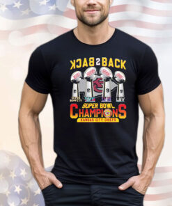 Kansas City Chiefs Super Bowl Champions Back To Back Shirt