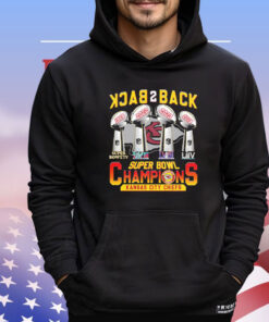 Kansas City Chiefs Super Bowl Champions Back To Back Shirt