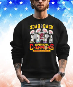 Kansas City Chiefs Super Bowl Champions Back To Back Shirt