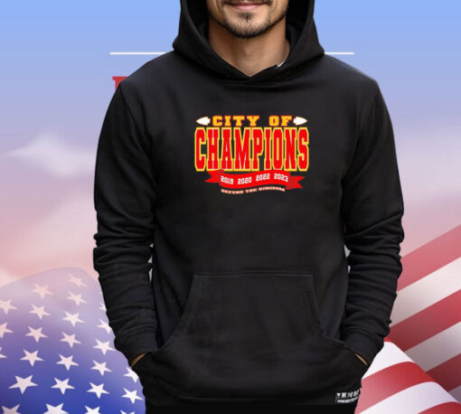 Kansas City Chiefs city of champions defend the Kingdom shirt