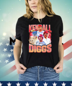 Kendall Diggs Arkansas Razorback baseball graphic poster T-shirt