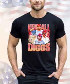 Kendall Diggs Arkansas Razorback baseball graphic poster T-shirt