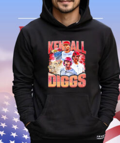 Kendall Diggs Arkansas Razorback baseball graphic poster T-shirt