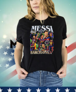 Lionel Messi FC Barcelona graphic poster T-shirt