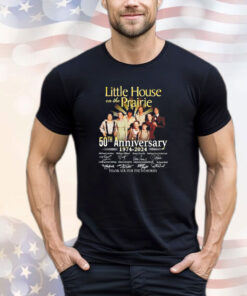 Little House on the Prairie 50th anniversary 1974 2024 signatures T-shirt