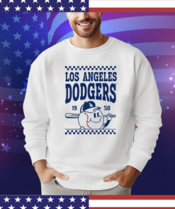 Los Angeles Dodgers Gray Podium Inaugural T-shirt