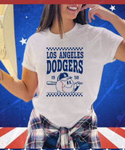 Los Angeles Dodgers Gray Podium Inaugural T-shirt