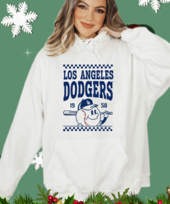 Los Angeles Dodgers Gray Podium Inaugural T-shirt