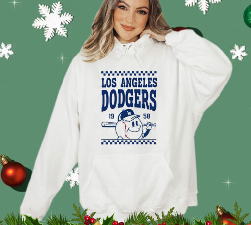 Los Angeles Dodgers Gray Podium Inaugural T-shirt