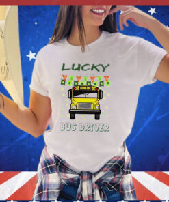 Lucky to be a bus driver T-shirt