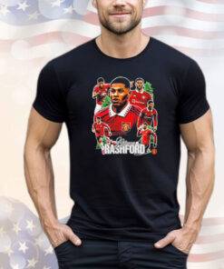 Marcus Rashford Manchester United FC graphic poster T-shirt