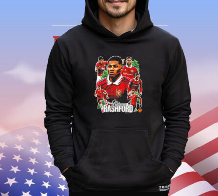 Marcus Rashford Manchester United FC graphic poster T-shirt