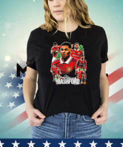 Marcus Rashford Manchester United FC graphic poster T-shirt