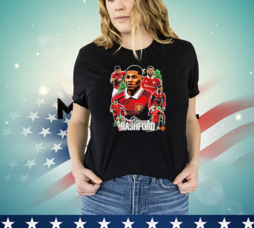 Marcus Rashford Manchester United FC graphic poster T-shirt