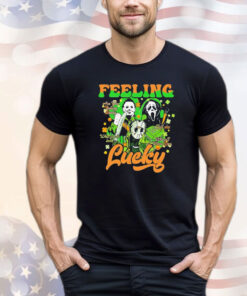 Men of horror feeling lucky St Patrick’s Day T-shirt