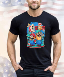 Minions X Mario and Luigi The Super Minion Bros T-shirt