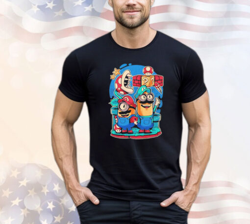 Minions X Mario and Luigi The Super Minion Bros T-shirt