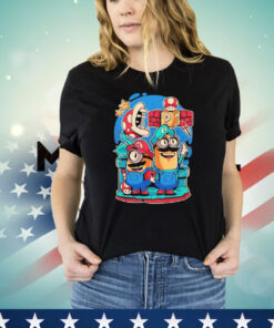 Minions X Mario and Luigi The Super Minion Bros T-shirt