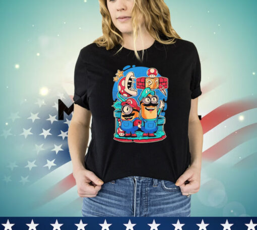 Minions X Mario and Luigi The Super Minion Bros T-shirt