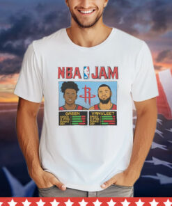 Nba Jam Rockets Green And Vanvleet T-Shirt
