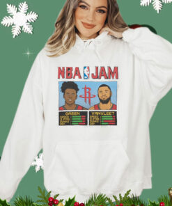 Nba Jam Rockets Green And Vanvleet T-Shirt