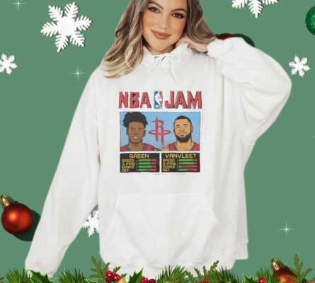 Nba Jam Rockets Green And Vanvleet T-Shirt