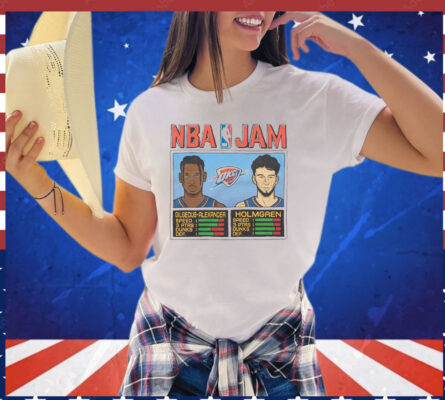 Nba Jam Thunder Gilgeous-Alexander And Holmgren Shirt