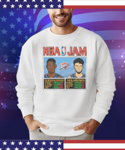 Nba Jam Thunder Gilgeous-Alexander And Holmgren Shirt