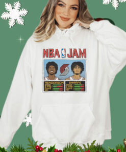 Nba Jam Trail Blazers Henderson And Sharpe Shirt