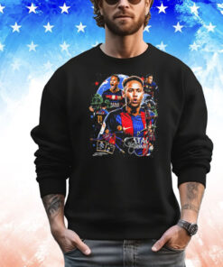 Neymar da Silva Santos Junior FC Barcelona graphic poster T-shirt