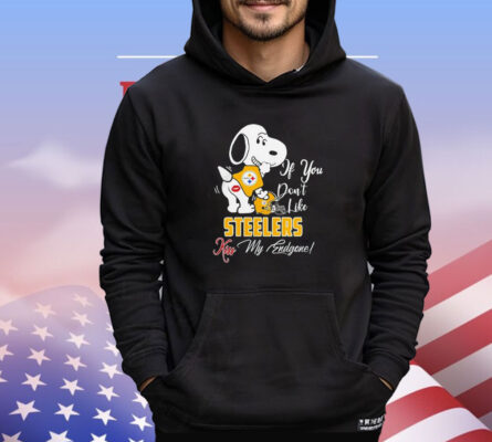 Nfl Pittsburgh Steelers Snoopy dog kiss my endgone T-shirt