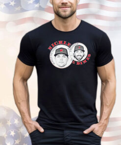 Nico Hoerner Dansby Swanson Chicago Cubs Nickle & Dimes T-shirt