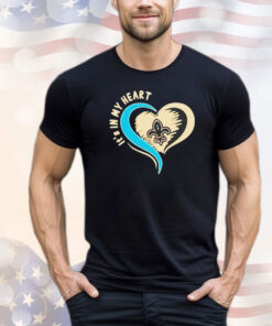Official New Orleans Saints it’s in my heart shirt