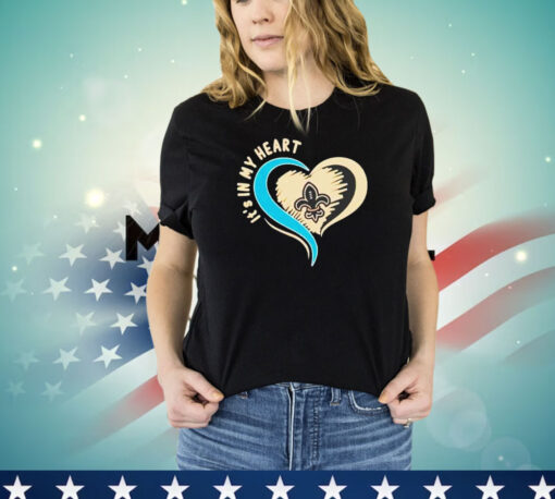 Official New Orleans Saints it’s in my heart shirt