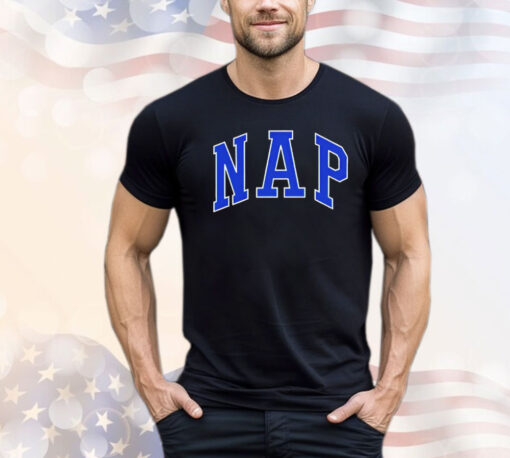 Old jewish man nap letter T-shirt