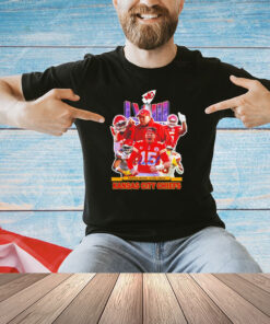 Patrick Mahomes and Andy Reid Kansas City Chiefs Super Bowl LVIII 2024 T-shirt