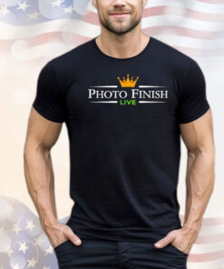 Photo finish live logo T-shirt