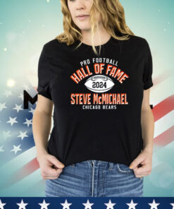 Pro football hall of fame Steve Mcmichael Chicago Bears T-shirt