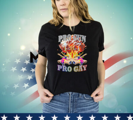 Pro gun pro gay vintage T-shirt