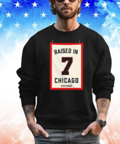 Raised in Chicago 7 T-shirt