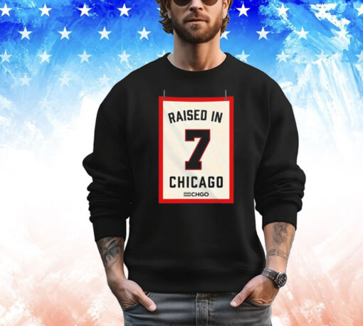 Raised in Chicago 7 T-shirt