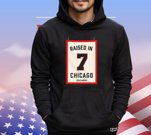 Raised in Chicago 7 T-shirt