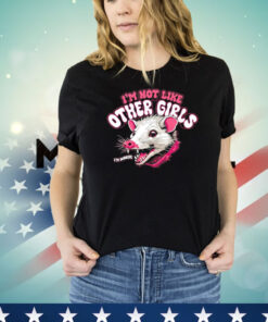 Rat I’m not like other girls I’m worse T-shirt