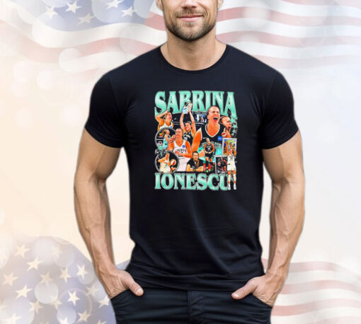 Sabrina Ionescu New York Liberty basketball retro T-shirt