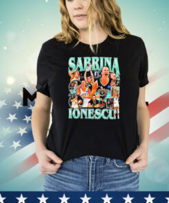 Sabrina Ionescu New York Liberty basketball retro T-shirt