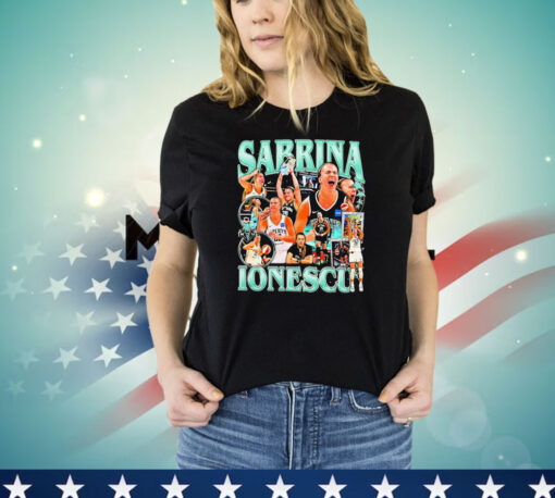 Sabrina Ionescu New York Liberty basketball retro T-shirt