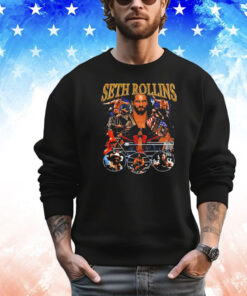 Seth Rollins Freakin WWE graphic poster T-shirt