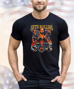 Seth Rollins Freakin WWE graphic poster T-shirt