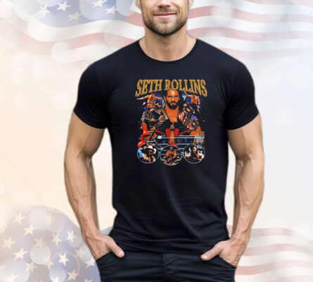 Seth Rollins Freakin WWE graphic poster T-shirt